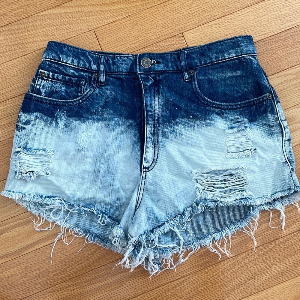 ✨4/$20 GARAGE High Waisted Blue Jean Shorts